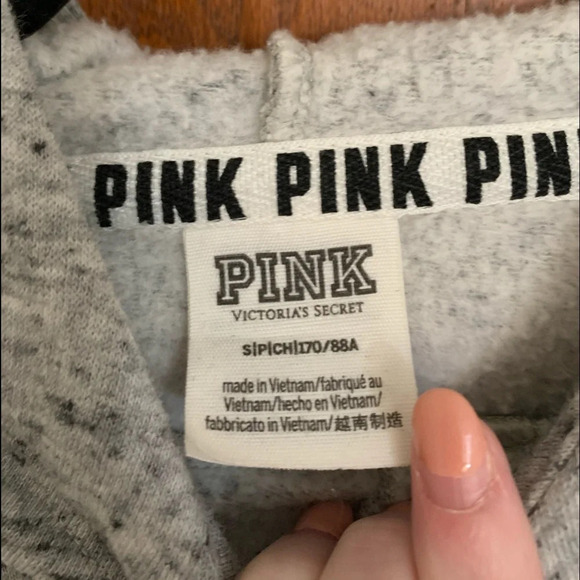 PINK Cropped Hoodie - Picture 5 of 6